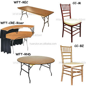Tavolo Pieghevole in <span class=keywords><strong>Legno</strong></span> per Eventi, Noleggio per Matrimoni e Feste - Product Image 1