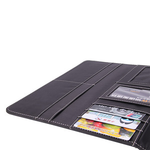 Chất lượng cao mới portablefaux da thư mục PU da danh mục đầu tư thư mục ba lần padfolio thư mục - Product Image 6