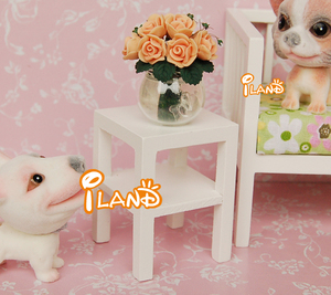 Iland miniatures Maison De Poupée <span class=keywords><strong>Mini</strong></span> Canapé Salon Meubles Lit/2 jardin floral vert WL058 - Product Image 5