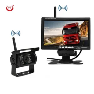 7 inch lcd monitor rear view wireless reverse camera for truck