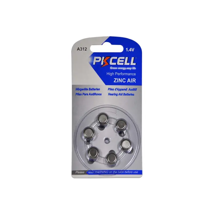 Máy Trợ Thính Hiệu Suất Cao 1.4V Pin Kẽm A312 Pr41