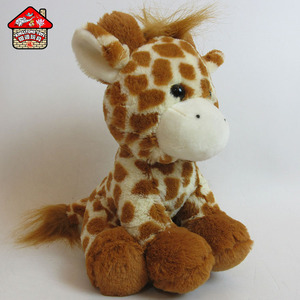 Wholesale New Cuddly Children's <strong>Gifts</strong> Soft Plush <strong>Giraffe</strong> Doll Wild Animal Toy in Sitting Position - Product Image 3