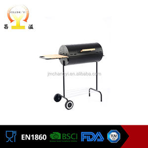 Double <span class=keywords><strong>Baril</strong></span> peinture haute température enduit Surface Chariot butane <span class=keywords><strong>barbecue</strong></span> à gaz grill - Product Image 1