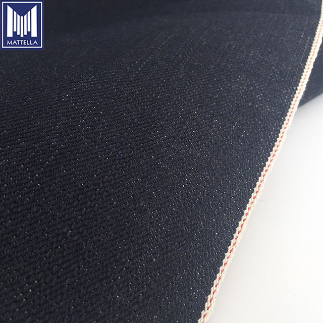 662802E toptan rulo % 100% organik uzun elyaf pamuk çözgü şantuk ağır 17oz kenar denim kumaş erkek kotları ceketler