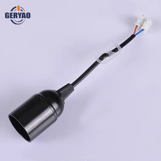 Wholesale 20cm extension cord with E27 for light socket and terminal block