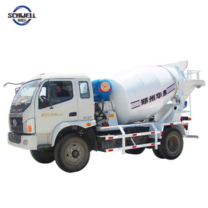 4 Metreküp Küçük Boyutlu Dizel Beton Mikseri Çeşitli Kapasiteli Tamburlu Beton Mikseri Kamyonu - Product Image 5