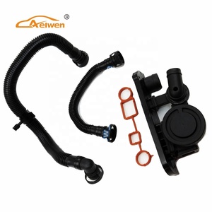 Vanne de régulation de pression + tuyau de respiration pour <span class=keywords><strong>AUDI</strong></span>, pour VW 06F129101 R,C,L 06F103221E 06F103235 06F103483E - Product Image 1