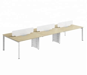 Muebles Modernos, Diseños de Muebles, Últimos Modelos de Muebles de Oficina de Madera, Escritorios de Oficina, Patas de Mesa de Acero, Estación de Trabajo de Oficina, Escritorio de Enseñanza - Product Image 5