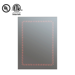 Ip44 Backlit RGB màu sắc có thể thay đổi ánh sáng LED Infinity Magic 3D gương - Product Image 4