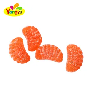 Rebanadas de naranja dulce Gelatina Gummy Soft Candy