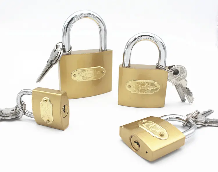 กุญแจทองเหลืองเลียนแบบราคาถูก,กุญแจขัดขนาดเล็กแบบบางขนาดใหญ่