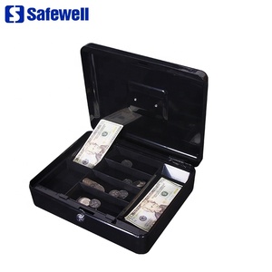 세이프웰 CB0103K 휴대용 호텔 침실 미니 금속 잠금 보관함 키 잠금 현금 금고 - Product Image 3
