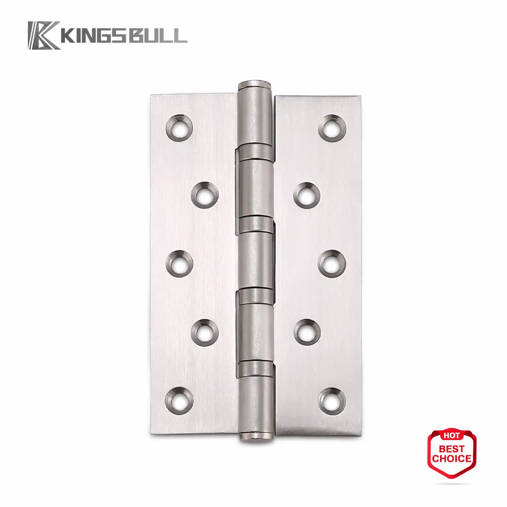 Kinnsbull dobradiça da porta, 5 polegadas 4bb do rolamento de esferas de aço inoxidável 201 resistente ao fogo da dobradiça da porta