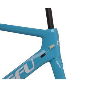 Yongfu — <span class=keywords><strong>cadre</strong></span> de vélo de <span class=keywords><strong>route</strong></span> en fibre de carbone 700C, couleur bleue, supports de freins Direct - Product Image 3