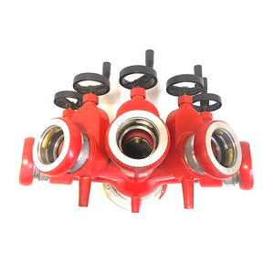 XHYXFire Divisore d'Acqua a 5 Vie in Alluminio Cromato di Alta Qualità per <span class=keywords><strong>Vigili</strong></span> <span class=keywords><strong>del</strong></span> <span class=keywords><strong>Fuoco</strong></span>, Attrezzatura Antincendio Durevole e Flessibile - Product Image 2
