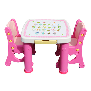 Enfants d'âge préscolaire Table chaise stockage enfants salle à manger <span class=keywords><strong>bureau</strong></span> d'étude et ensemble de chaises - Product Image 2