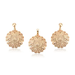 65791 xuping fashion china wholesale african gold plated jewelry set
