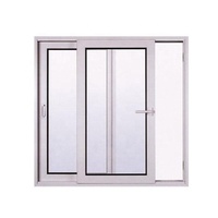 Ventanas deslizantes con revestimiento de polvo, ventanas deslizantes de Pvc, doble vidrio personalizado, doble acristalamiento, UPVC/PVC, AS2047, US estándar Horizontal