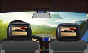 9 Inch Cab Taxi Lcd Bewegwijzering Reclame <span class=keywords><strong>3G</strong></span> 4G Android Speler Hoofdsteun Monitor - Product Image 3