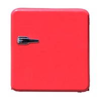 Réfrigérateur Portable rétro, Mini-Bar, style hôtel, couleur rouge, 50 litres, Bc-46
