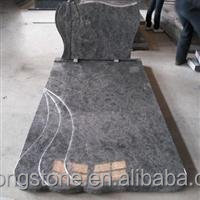 Cimetière cercueil en granit bon marché de chine, décoration de croix, décoration de tombe avec fleurs, cimetière à fleurs commémoratif - Product Image 3