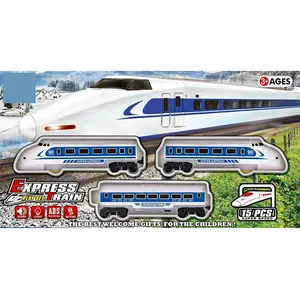 Ensemble de jeu de <span class=keywords><strong>train</strong></span> express pour enfants, cadeau de bienvenue idéal pour les enfants de plus de 3 ans - Product Image 1