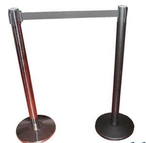 Eroson Có Thể Thu Vào Vành Đai Hàng Đợi Dây Đứng Hàng Rào Kiểm Soát Đám Đông Stanchion - Product Image 5