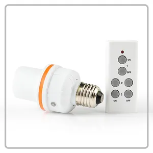 Remote Control Dudukan Lampu Plastik Bohlam CE