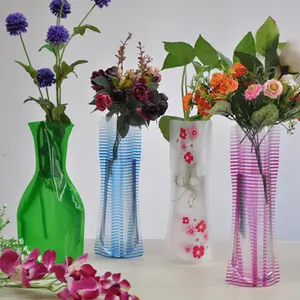 定制 PVC 可重复使用折叠软花瓶/花瓶