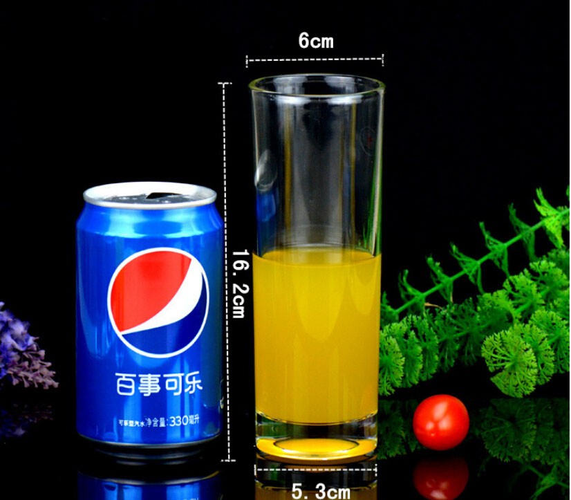 Diamond Cup Straight Cup Drinking Fruit Juice Wine Clear Water Glass Cup