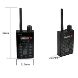 Orignal 1-8000Mhz Anti-Spy Detector de Sinal de RF Detector Câmera Escondida Detector de Bug GSM Áudio GPS Lente localizador de sinal rf g318