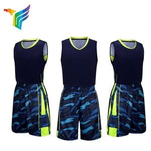 2018 latest custom color combination sleeveless basketball jersey set for company or club - Product Image 2