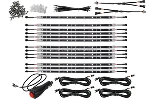 Accesorios del coche 14 unid LED Bajo el Coche Glow Debajo de la Carrocería Luces Brillan Kit de luz