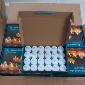 Home Candle Flame-less <strong>LED</strong> <strong>Tealight</strong> Candles 100 Hours Pack of 24 <strong>Tealight</strong> - Product Image 6