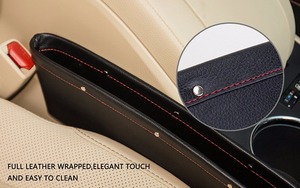 Boîte organisateur pour l'espace entre les sièges arrière et les portes de voiture, avec du cuir PU durable - Product Image 5