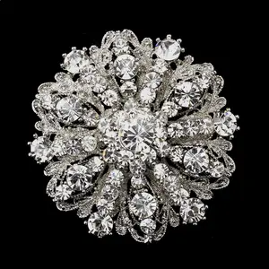 Smart kristall hochzeit pin diamant brosche