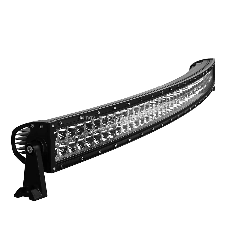 Barre lumineuse LED, 288W, Epistar, Double rangée, 50 pouces, tout-terrain, incurvé, 4x4, conduite, haute qualité