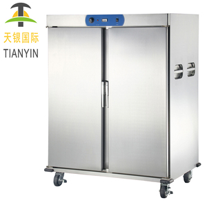 ประตูคู่ไฟฟ้าเชิงพาณิชย์สแตนเลสโรงพยาบาลอาหารอุ่นรถเข็น - Product Image 1