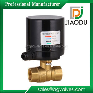 1/2 <span class=keywords><strong>3</strong></span>/4 1 zoll Geeignet für HVAC und status control elektrische motor betrieben messing abgeschaltet antrieb kugelhahn - Product Image 1