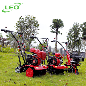 Leo gasoline tractor cultivator petrol engine mini rotavator tiller tilling farming home use