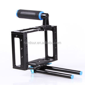 Máy Ảnh <span class=keywords><strong>DSLR</strong></span> nhôm Cage Kit Hỗ Trợ cho Canon <span class=keywords><strong>5D</strong></span> Mark II 7D 60D 15 mét Máy Ảnh Cage <span class=keywords><strong>Rig</strong></span> - Product Image 4