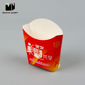 Scatola diretta di patatine fritte con stampa Logo personalizzata in fabbrica <span class=keywords><strong>per</strong></span> <span class=keywords><strong>contenitore</strong></span> di patatine fritte - Product Image 4