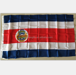 Günstige lager 3 * 5ft 100% polyester <span class=keywords><strong>Costa</strong></span> <span class=keywords><strong>Rica</strong></span> nationalen fahnen - Product Image 1