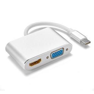 Bộ Chuyển Đổi Type C USB C Sang HDMI <span class=keywords><strong>VGA</strong></span> 2 Trong 1 1080P Hỗ Trợ 4K * 2K Cho <span class=keywords><strong>Macbook</strong></span> Google Pixel - Product Image 3