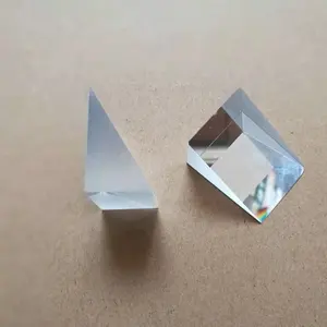 Mini holograma en forma de ángulo recto, cuña triangular, Prisma, 30, 60 y 90 grados