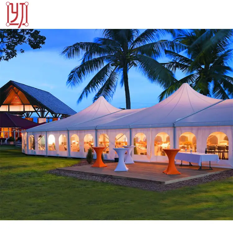 30x60 Большая вместительная элегантная Свадебная палатка для торжества, роскошные свадебные палатки