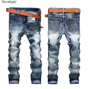 En gros fabriqué en Chine personnalisé pas cher porter hommes roche relance jeans - Product Image 5