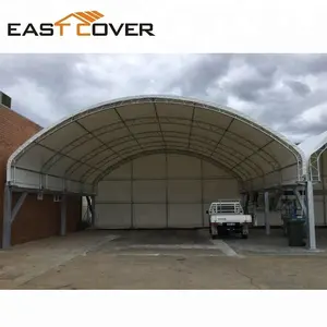 Outdoor Galvanized Steel Frame Portable Shipping Container Shelter Roof Tent