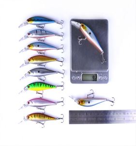 Venta al por mayor 360 g/set, simulación 3D ojo de pez hundimiento lento plástico duro Artificial PS caucho duro pintado Señuelos de Pesca - Product Image 5