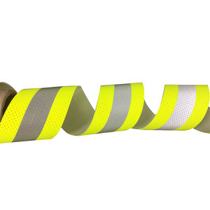 Bonne vente 305FR-7510 Perforé <span class=keywords><strong>FR</strong></span> double face réfléchissante bande de tissu - Product Image 1